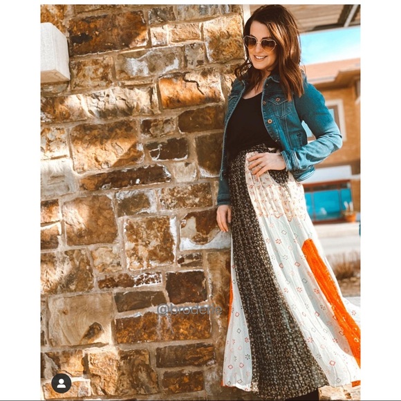 Anthropologie Margot Pleated Maxi skirt 16w new with tag nwt - Picture 5 of 7